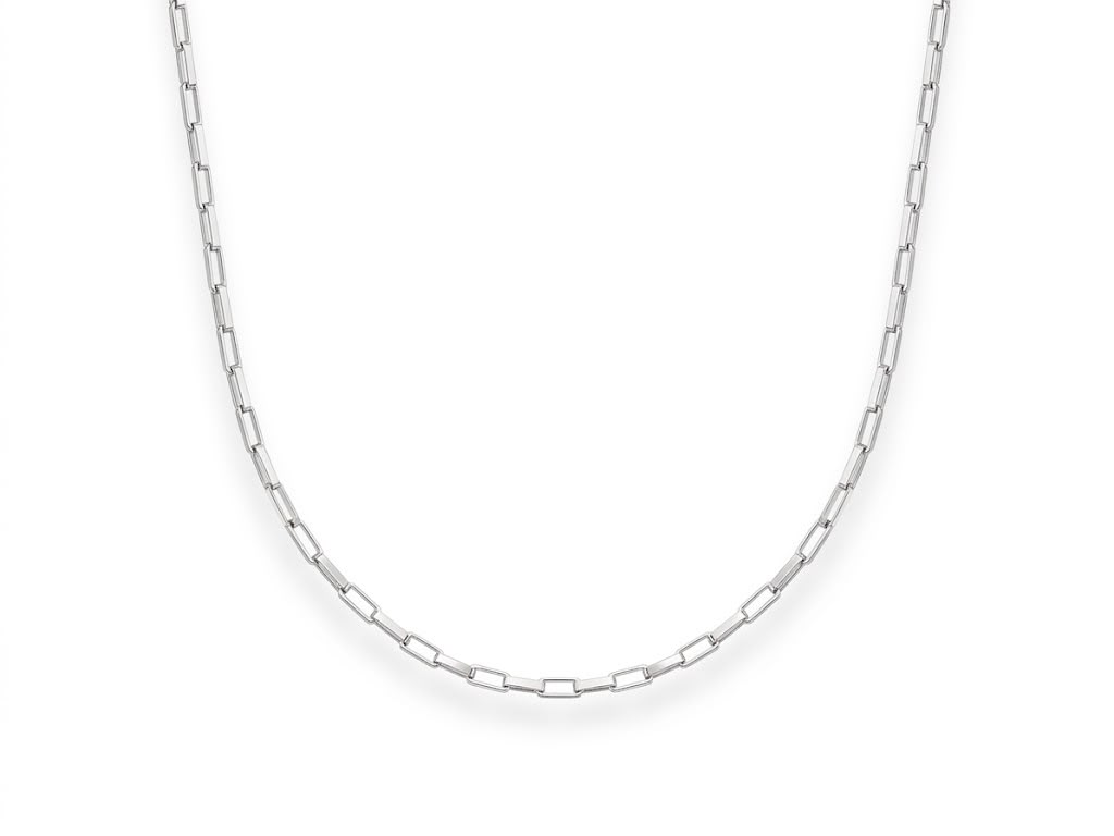 Cordão Veneziana Longa em Prata 925 | Colar Delicado, Elegante e Sofisticado