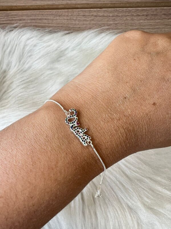 Pulseira Vida Color em Prata 925 com Zircônias Coloridas – Delicada, Elegante, Moderna e Cheia de Significado - Imagem 2