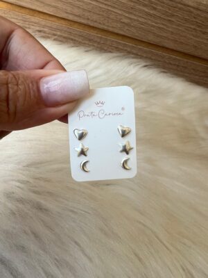 TRIO ESTRELA, LUA E CORAÇÃO