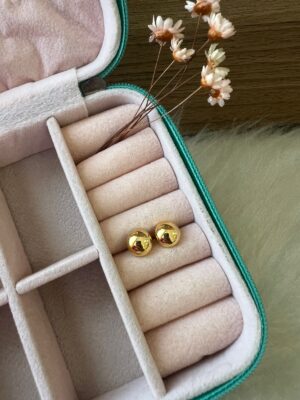BRINCO BOL CHAPA GOLD G