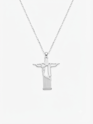 CORDÃO CRISTO REDENTOR SEMI JÓIAS
