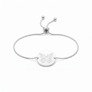 PULSEIRA CHAPA BORBOLETA SEMI JÓIAS
