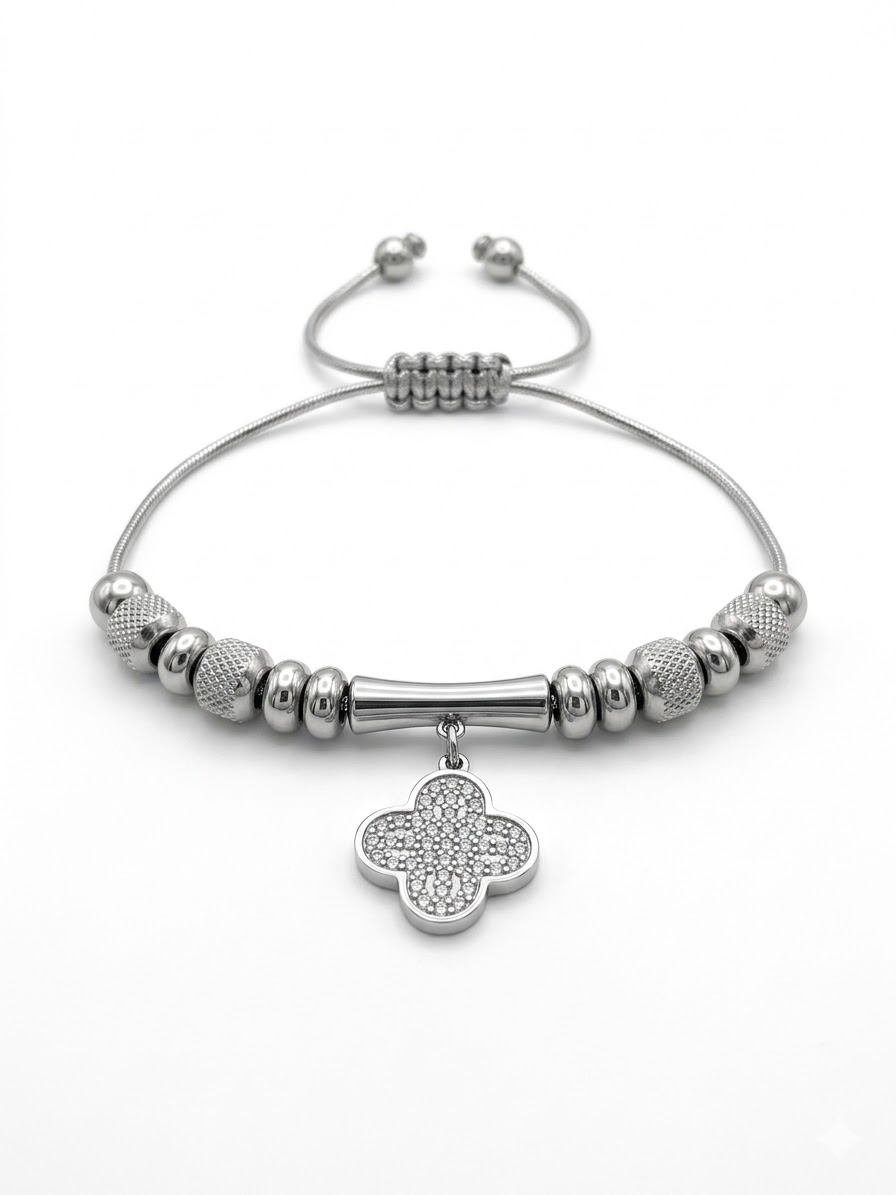 PULSEIRA TREVO AÇO