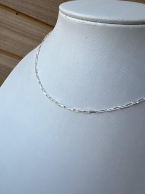 CORDÃO VENEZIANA LONGA EM PRATA 925