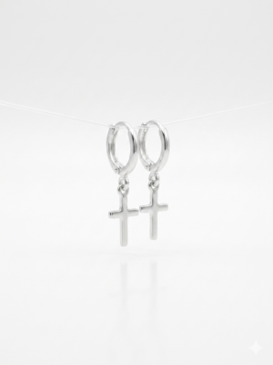 ARGOLA CLICK CRUZ SEMIJÓIA