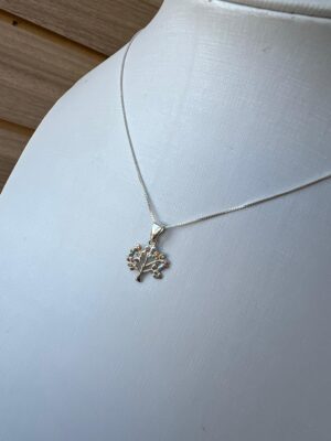 CORDÃO ÁRVORE DA VIDA EM PRATA 925