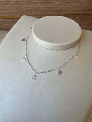 CHOCKER CORAÇÕES SEMIJOIA