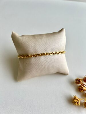 PULSEIRA CADEADO MÉDIA GOLD