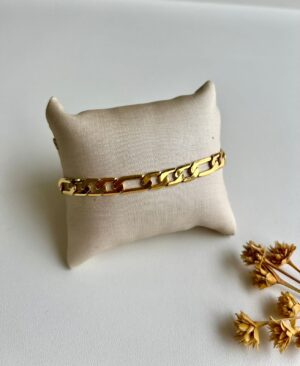 PULSEIRA FÍGARO GROSSA GOLD