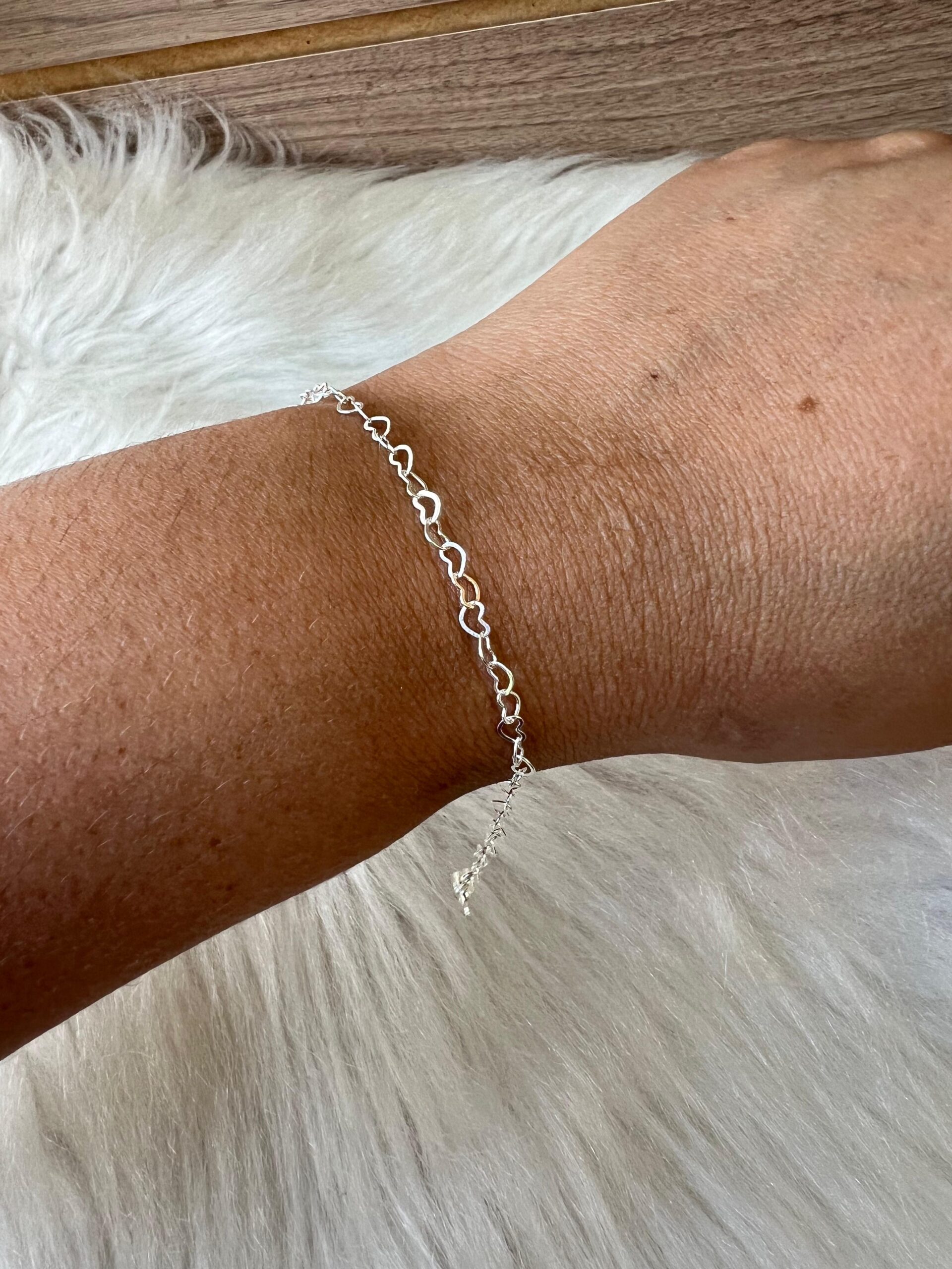 PULSEIRA ELO CORAÇÃO SEMIJOIA