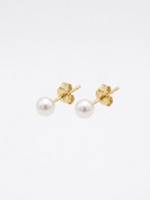 BRINCO BOL PÉROLA M GOLD