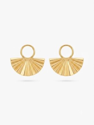BRINCO LEQUE E CÍRCULO GOLD