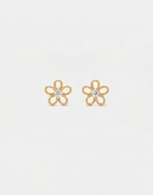 BRINCO FLOR MÉDIA GOLD