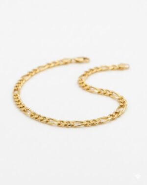 PULSEIRA FÍGARO FINA GOLD